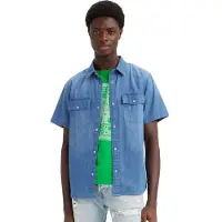 Levi's Ss Casual Shirt Blue Taglia: XS | Camicie Casual Outlet | Uomo | Blu