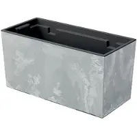 Prosperplast Vaso Da Fiori Urbi Case Beton Effect Collection 39.5x18.5x19.5 Cm
