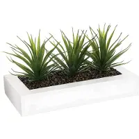 Atmosphera Pianta Artificiale Centerpiece 17 Cm Deco Green Jardinera Collection