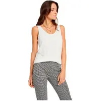 Pieces Top 'Kamala' bianco