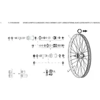 Zipp Raggio D-light J-bend External 3 Unità
