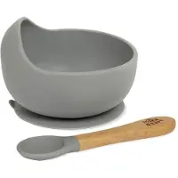 Interbaby Insi001 Ciotola In Bpa+cucchiaio Silicone
