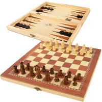CB Toys Scacchiera Gioco Da Tavolo In Legno 3 In 1