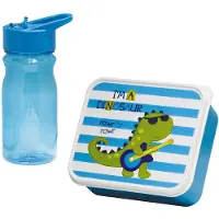 Mondex Dino 0.85l/set Borraccia E Porta Pranzo 0.5l