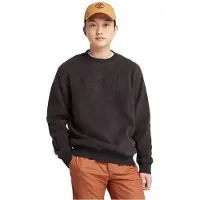 Timberland Felpa Girocollo Uomo Linear Logo Crewneck Black
