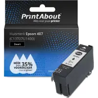 PrintAbout Cartuccia compatibile Epson 407 (C13T07U1400) - Nero