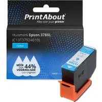 PrintAbout Cartuccia compatibile Epson 378XL (C13T37924010) - Ciano Alta capacità