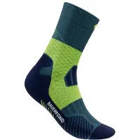 Bauerfeind Sports Women's Trail Run Mid Cut Socks Calze da running Donna (39-42, blu)