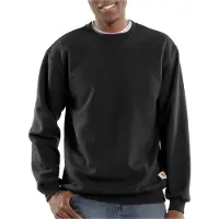Carhartt Midweight Crewneck Sweatshirt Maglione Uomo (S, nero)