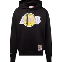 Mitchell & ness Felpa Cappuccio Uomo Nba Team Logo Hoodie Udp Loslak Black