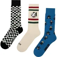 Jimmy Lion Calzini Crew Felix The Cat 3 Paia