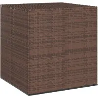 vidaXL Cuscino da giardino in rattan PE 100x97,5x104 cm Marrone