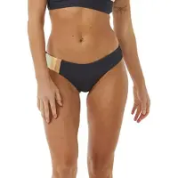 Rip Curl Women's Block Party Spliced Cheeky Hip Parte inferiore bikini Donna (XL, blu)