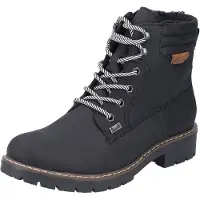 Rieker Stivale stringato 'Stiefeletten/Boot Damen Y9125-00 Kunststoff (Synthetik) in schwarz' nero