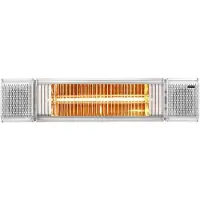 Eurom Heat & Beat, radiatore da terrazzo bianco
