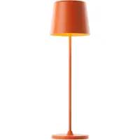 Brilliant BRILLANTE Lampada da tavolo portatile a LED per esterni Kaami | altezza: 37 cm | 2W 310 lm 3000K | dimmerabile tramite touch dimmer | ricaricabile tramite USB | arancione