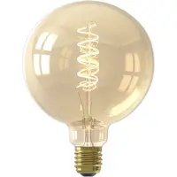Calex E27 G125 3,8W LED filamenti Flex oro 821 dim