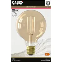Calex E27 G95 4,5W LED filamenti oro 821 dimming