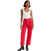 Levi's Ribcage Straight Patch Pocket Jeans Taglia: W24L29 | Jeans straight fit Outlet | Donna