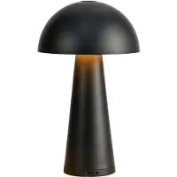 Markslöjd Lampada da tavolo ricaricabile Fungi per esterni, nera