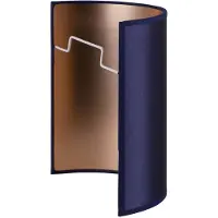 Duolla Applique Satin, blu scuro/oro, tessuto, altezza 24 cm