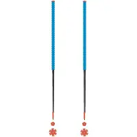 Les batons d'Alain - Bastoncini da sci alpinismo - Azur - Taglia 115 cm - Blu