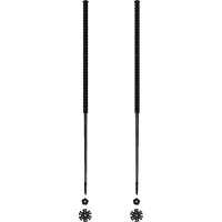 Les batons d'Alain - Bastoncini scialpinismo - Panthère - Taglia 115 cm - Nero