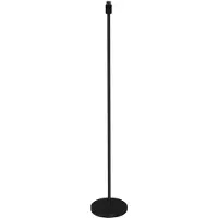 Mexlite Lampada da terra - nero - NOOR - plastica metallo - Ø 25cm - E27 - 3403ZW -