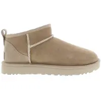 Ugg - Stivali foderati in lana - W Classic Ultra Mini Sand per Donne in Pelle - Taglia 41 - Beige