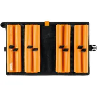 Petzl Octo Pouch Bisaccia per viti da ghiaccio (One Size, nero/orange)