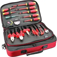 InLine 43025 Borsa professionale per elettroutensili, 18 pezzi