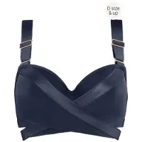 Marlies Dekkers Cache Coeur Steel Grey Plunge Balcony Bikini Top Taglia: 70D | Bikini Outlet | Donna | Grigio