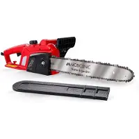 Mobiclinic , Motosega elettrica, A filo, 1800 W, Lunghezza di taglio 40 cm, Include copertura, Con impugnatura, Velocità 13 m/s, Indicatore livello olio fino a 120 ml