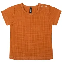 Pure Pure Baby's T-Shirt Waffle T-shirt Bambini (68, arancione)