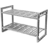 Compactor Mensola sotto il lavello - 2 livelli - 50/76 x 30 x H 40 cm