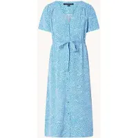 French Connection Bernice Elitan Buttn Thrgh Drs Blue Mist Taglia: 8 | Abiti in T-Shirt Outlet | Donna | Blu
