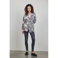 DIDI Kimono Vest Lois Print Sand With Cosmic Flower Print Taglia: 40 | Cardigan Outlet | Donna | Marrone