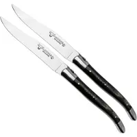 Laguiole En Aubrac , 22C99BUIH, set di coltelli da bistecca da 2-pz, corno di bufalo