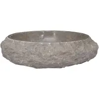 vidaXL SAKK Ø40x12 cm Marmorgrau