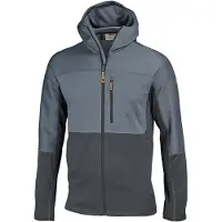 Fjällräven - Pile da escursionismo - Abisko Trail Fleece M Iron Grey Grey per Uomo - Taglia S - Grigio