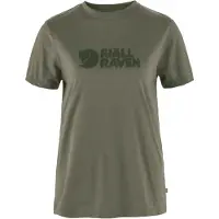 Fjällräven Women's Logo Tee T-shirt Donna (XS, olivia)