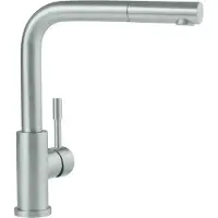 Villeroy & Boch Steel Shower - Miscelatore per lavello con bocca estraibile, acciaio inox 969701LC