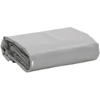 vidaXL Telone grigio 3x4 m 650 g/m²