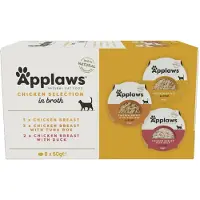 Applaws Selezione Multipla Di Snack Al Pesce Per Gatti 60g 8 Unità