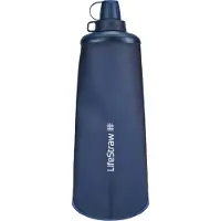 LifeStraw PEAK Squeeze, PEAKSQ1L-BLUE, filtro per acqua con bottiglia 1.0 L
