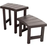 Intex Round 4-seater spa surround - - 28515 - 2 medium pieces + 2 high pieces - Lightweight and UV resistant
