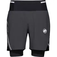 Mammut Aenergy Trailrunning 2 in 1 Shorts Pantaloncini Uomo (46, grigio)