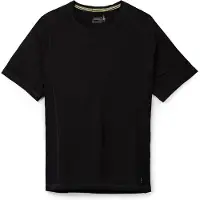 Smartwool Active Ultralite Short Sleeve Intimo lana merinos Uomo (M, nero)