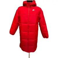 Nike Piumino Lungo Donna Thermic Classic Parka University Red/white
