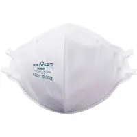 Portwest P350 FFP3 Respiratore piatto pieghevole Dolomite Bianco